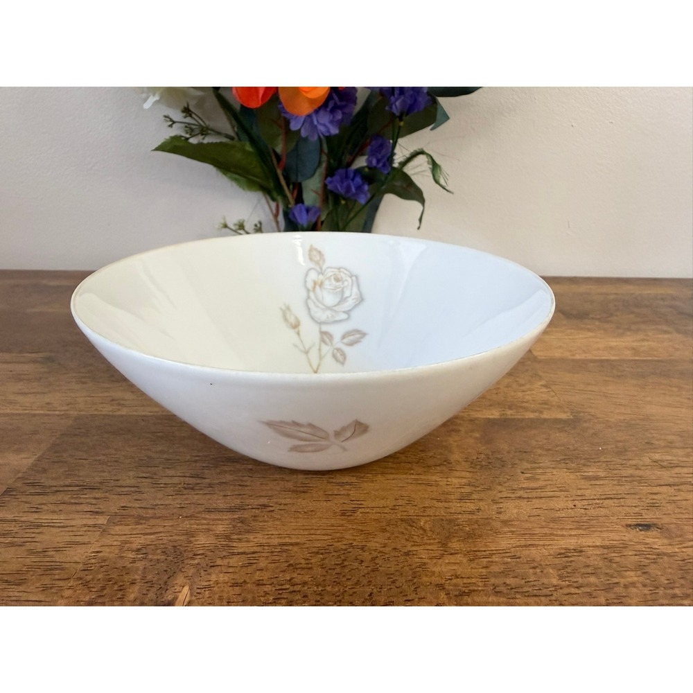 Rosenthal Classic Rose Serving Bowl Porcelain Germany Raymond Loewy Floral‎